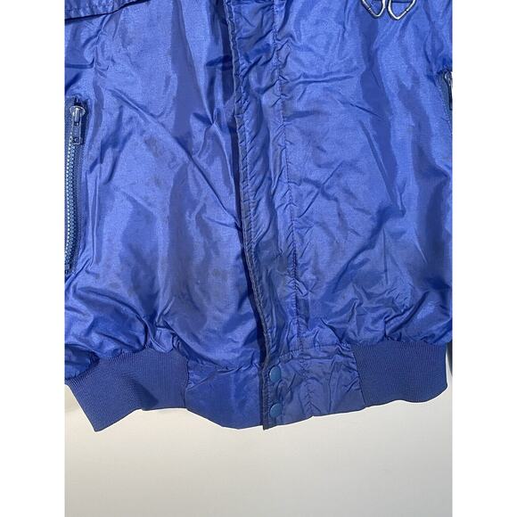 Vintage K-Brand Pepsi Distribution Zip Up Blue Jacket Embroidered Men’s Size L - Picture 2 of 15